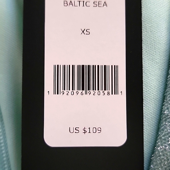 BEBE BLOUSON LUREX MINI DRESS - Picture 8 of 8